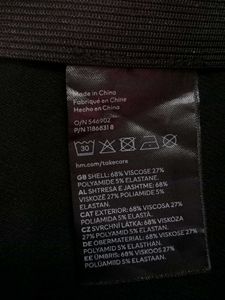 H&amp;M Black Flared Bootcut Pants