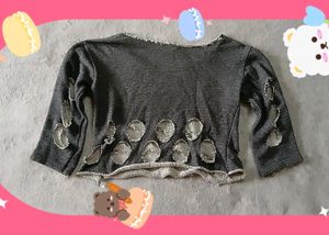 Stylish Punk Crop Top ⛓️