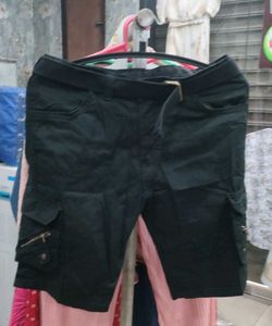 Black Cargo Shorts