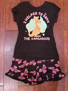 Combo Of Girls Shorts And T-shirt