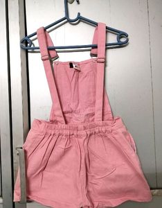 Cute Peach Dungaree