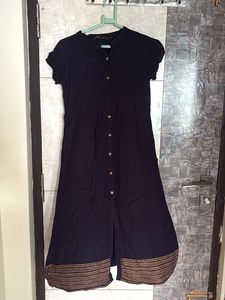 Navy Blue Avaasa Kurta