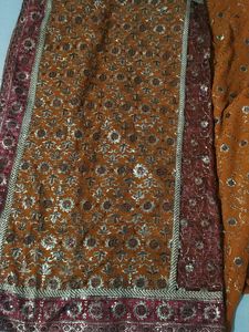 Full Tikli Work Saree