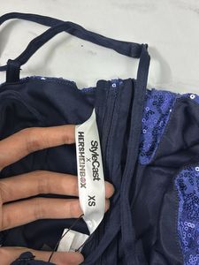 sparkling blue top