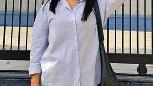 Oversized Light Blue Button-Down