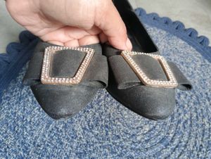 Black Embellished Shoe