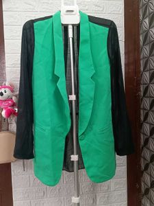 Green & Black Blazer