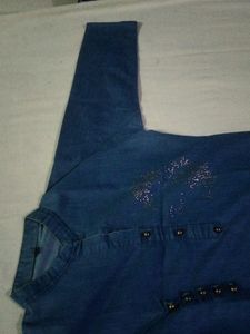 Blue colour Kurti