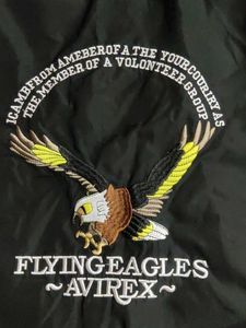 Black Bomber Jacket with U.S. Patch