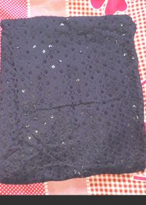 Navy Blue Chikankari Lakhnavi Kurta With Pajama