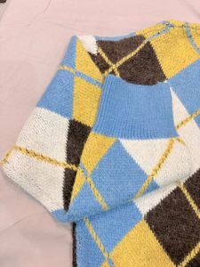 Argyle Knit Sweater