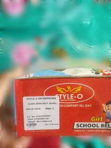 Girls Black School Shoes