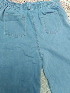 34&#34;/36wide Legs Blue Jeans 👖 for Female