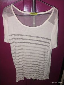 White Colour Fancy Stylish Top