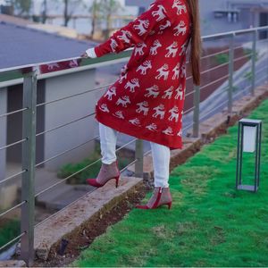 Reindeer Cardigan - Festive &amp; Cozy