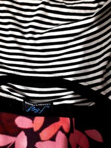 Zebra Print Crop T-shirt