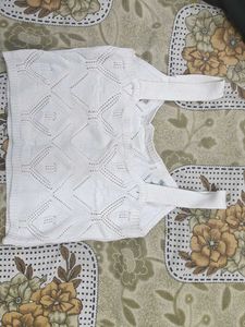 Floral Embroidered Knit Tank