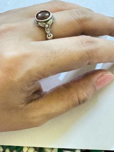 SILVER Vintage Stone Ring