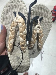 Braided Strap Flip Flops..no Other Charges