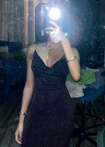 Black Shimmer Party Dress 💋 - NEW WITH TAG