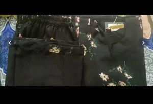 Black Kurta Set