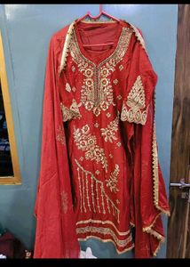 Emerald Green Embroidered Salwar Kameez