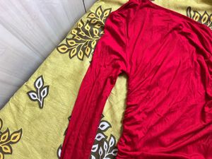 Shimmer fitted top