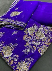 Dabka, zari, sequence Work Suit