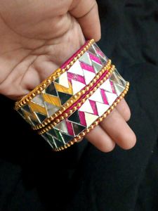 mirror work bangles