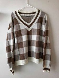 Korean Style V-Neck Sweater