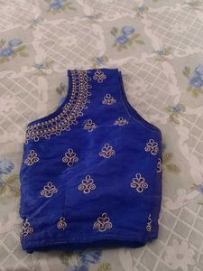 Bright Blue 💙 Colour Ready Made Blouse