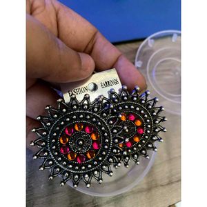 New Earring With Ring