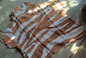 Brown And White Stripped Half Sleeve Shirt 🤍🤎