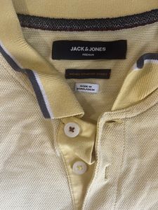 Jack &amp; Jones Yellow Polo Shirt