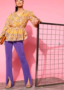 Pluss Plus Size Yellow Top