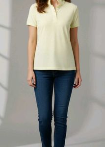 Yellow Polo Top ✨