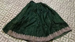 Green Lengha For Navratri