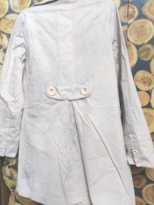 Baby Pink Long Overcoat