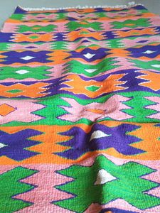 Multi Colored Hand Weaved Durri/carpet