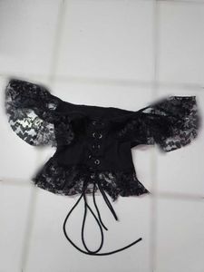 Lace Trim Corset Top gothic/punk/vkei/y2k