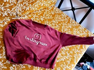 Instagram Graphic Sweatshirt