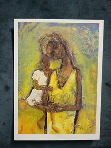 Abstract Mother and Child Art Print