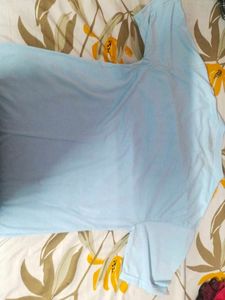 Baby Blue Colour Oversized T-shirt