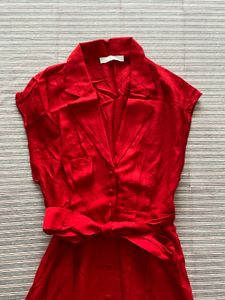 Mango MIDI Belted Dress