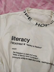 SHEIN TYPOGRAPHIC PRINT TSHIRT