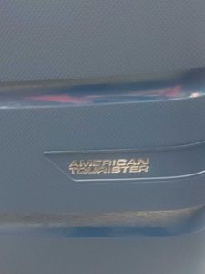 American Tourister Blue Hardside Suitcase