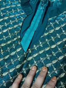 Teal Salwar Kameez Suit Set