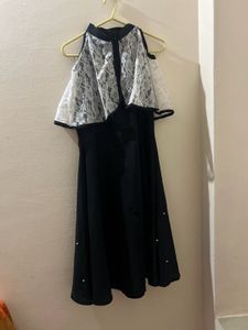 Elegant Black &amp; White Dress