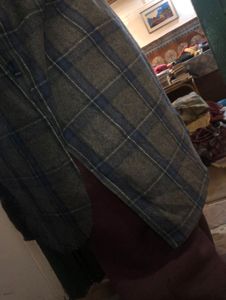 Oversized Plaid long Shirt - Shaket