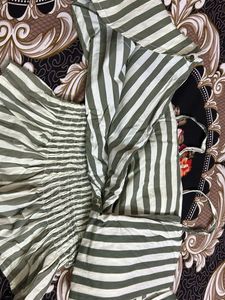Striped Smocked Tank Top